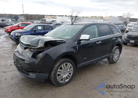 2010 Lincoln Mkx z USA, uszkodzony, nr VIN 2LMDJ8JC4ABJ02083